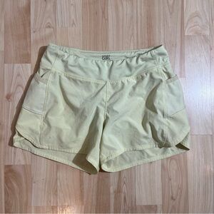 ATHLETA Girls Yellow Active Shorts Size M 8-10